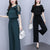 Women's Summer Suit 2025 New Waistband Lace Openwork Off The Shoulder Short Sleeve Tops Wide Leg Pants 2 Two Piece Set For Women