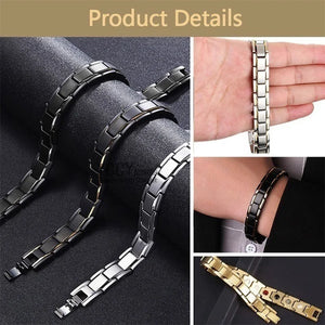 Charm bracelet Health Energy Bangle Arthritis Twisted Magnetic Exquisite Bracelet Male Gift Power Therapy Magnets Men Bracelet