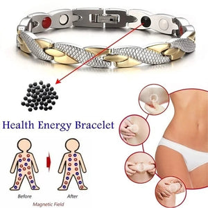 Charm bracelet Health Energy Bangle Arthritis Twisted Magnetic Exquisite Bracelet Male Gift Power Therapy Magnets Men Bracelet