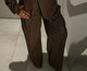 Vintage Brown Strip Blazer Jacket Pant Sets Padded Shoulder Slim Fit Suit Coat High Waist Casual Trousers 2025 New Autumn Outfit