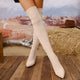 Sexy Pointed Toe Slim Over The Knee Boots Women Autumn Winter Super High Heels Long Boots Woman Fashion Thigh High Botas Mujer