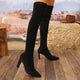 Sexy Pointed Toe Slim Over The Knee Boots Women Autumn Winter Super High Heels Long Boots Woman Fashion Thigh High Botas Mujer