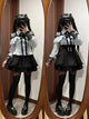 3-Color Sweet Gothic Lolita Coord Set, Off Shoulder Lace Blouse & High Waist Skirt, Kawaii Japanese Style Two Piece Outfit S-XL
