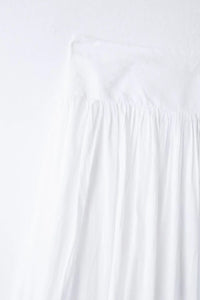 HH Women's 2-piece Set Of Blue Embroidered Single-breasted Loose Shirt + Chic High-waisted Loose Pleated Street Skirt Suit
