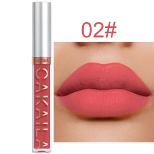Dark Red Matte Lip Gloss 18 Color Velvet Lip Glaze LongLasting Waterproof Liquid Lipstick Natural Makeup Sexy for Women Lip Tint
