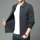 High Quality Korean Style Knit Cardigan Men Fashion Casual Turn Down Collar Knitted Sweatercoat Mens Solid Color Sweater Jackets