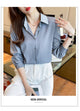 New Spring satin shirts solid color office ladies shirts fashion Women Blouses Long Sleeve Tops Blusas Mujer