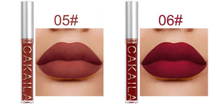 Dark Red Matte Lip Gloss 18 Color Velvet Lip Glaze LongLasting Waterproof Liquid Lipstick Natural Makeup Sexy for Women Lip Tint