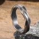 Vnox 2025 New Mobius Ring for Men Boys, Oxidized Twisted Stainless Steel Finger Band,Retro Endless Love Anniversary Gift for Him