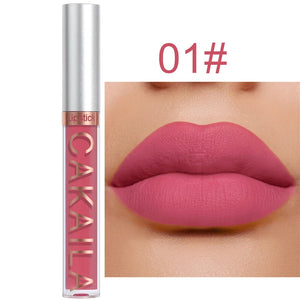 Dark Red Matte Lip Gloss 18 Color Velvet Lip Glaze LongLasting Waterproof Liquid Lipstick Natural Makeup Sexy for Women Lip Tint