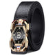 High-end And Atmospheric Men's Automatic Buckle Crocodile Pattern Belt New Men's Casual Wear Belt Fashion Youth Business Belt