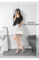 Summer high-heeled women's sandals Fashion brand design pointed rivet red casual shoes Large size 41-43