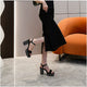 Women Sequin High-heeled Shoes Rhinestone Pumps Ladies Bling Party Shoes High-grade Wedding Banquet Dance Shoes Crystal