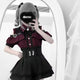 3-Color Sweet Gothic Lolita Coord Set, Off Shoulder Lace Blouse & High Waist Skirt, Kawaii Japanese Style Two Piece Outfit S-XL