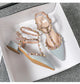 Summer high-heeled women's sandals Fashion brand design pointed rivet red casual shoes Large size 41-43