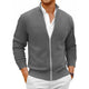 Animal Game Men's Knit Zipper SweaterCoats Slim Fit Sweaters Stand Collar Fall Winter Cardigan Sweater Jumper Warm Streetwear