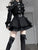 3-Color Sweet Gothic Lolita Coord Set, Off Shoulder Lace Blouse & High Waist Skirt, Kawaii Japanese Style Two Piece Outfit S-XL