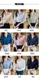 New Spring satin shirts solid color office ladies shirts fashion Women Blouses Long Sleeve Tops Blusas Mujer