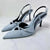 Temperament Pointed Toe Shallow Mouth High-heeled Single Shoes Women's Summer New One-word Cross Strap Stiletto Sandals