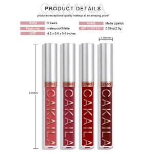 Dark Red Matte Lip Gloss 18 Color Velvet Lip Glaze LongLasting Waterproof Liquid Lipstick Natural Makeup Sexy for Women Lip Tint
